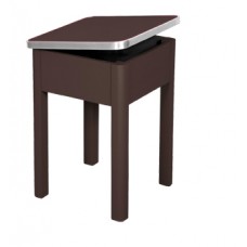 Night table open top and steel edge Night table open top and steel edge